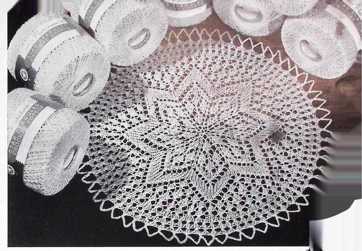 Doilies — American Thread Star Doily Book No. 128, 1956