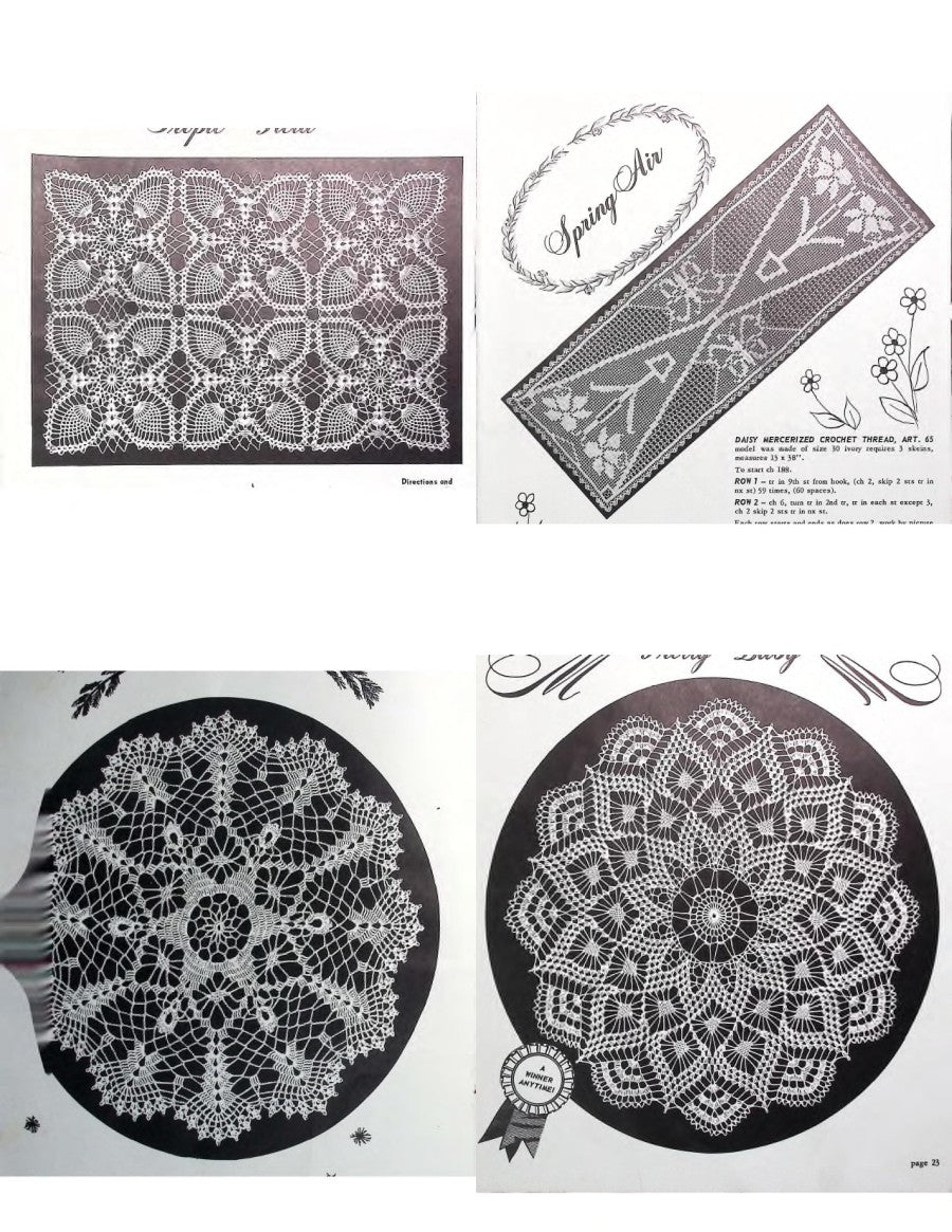 Crochet Originals, Volume 12 — Elizabeth Hiddleson, 1964