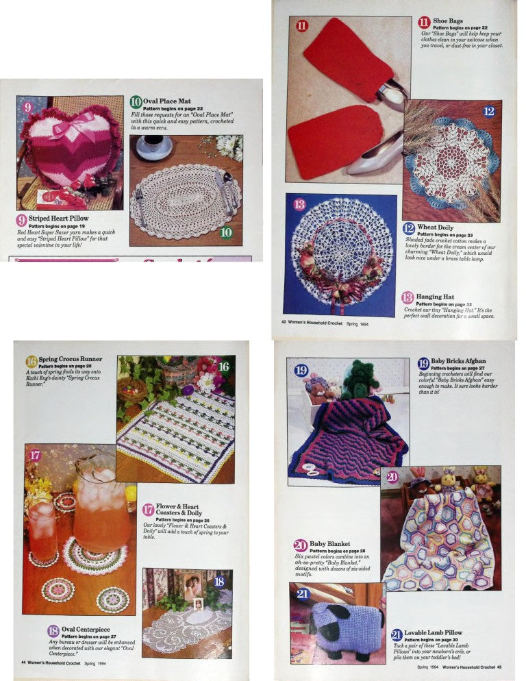 Women’s Household Crochet, Vol. 13 No. 1 — Spring 1994
