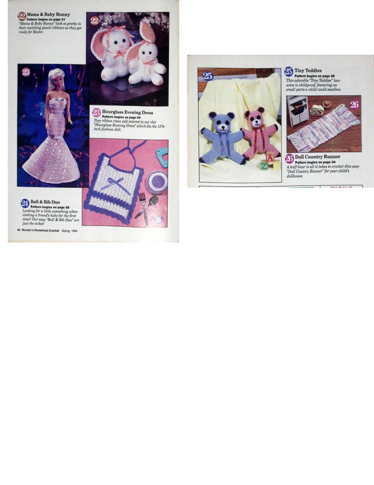 Women’s Household Crochet, Vol. 13 No. 1 — Spring 1994