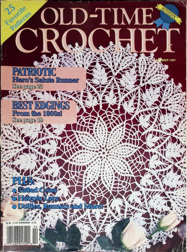 Old-Time Crochet, Summer 1991 — Vol. 13 No. 2