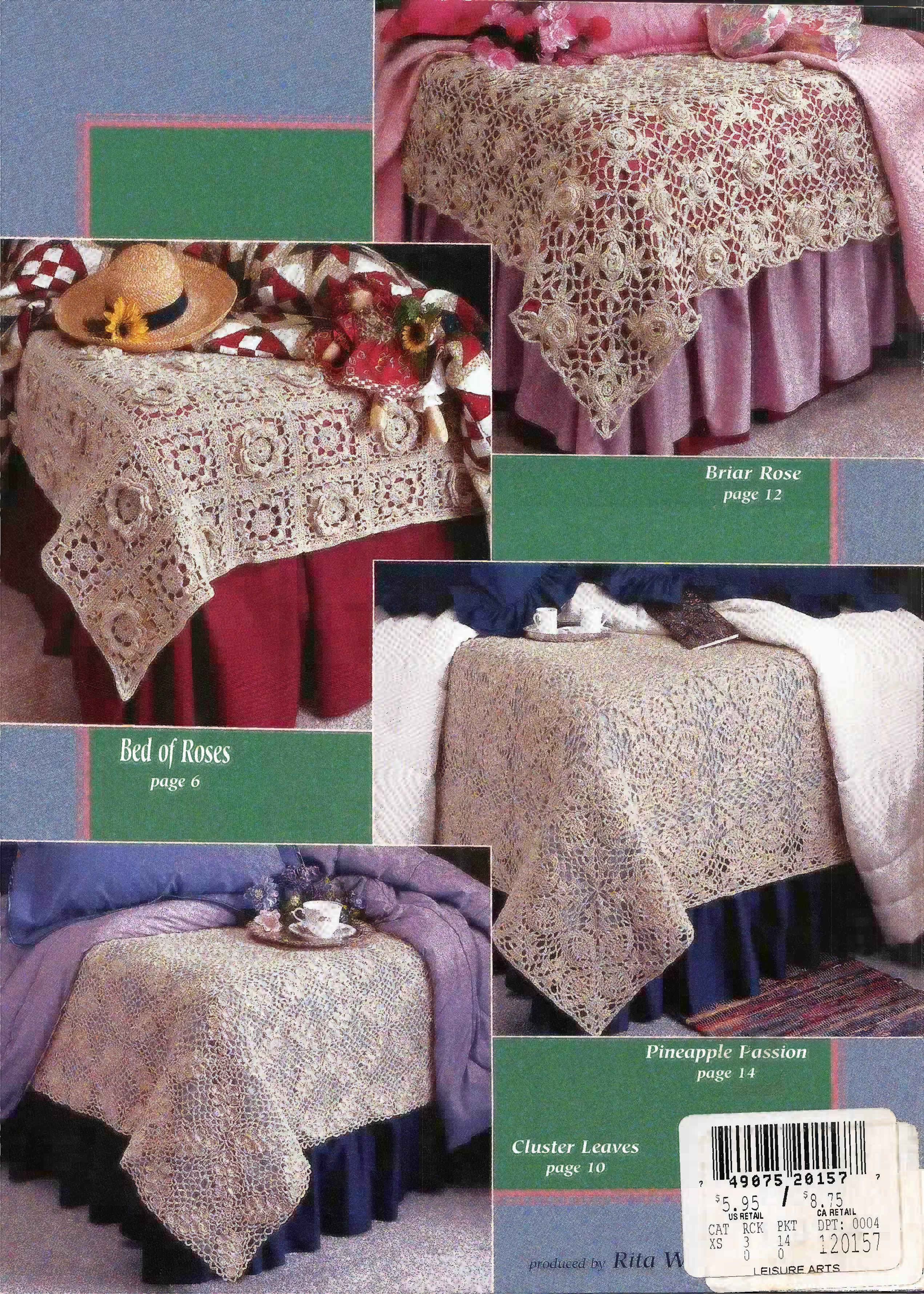 Crochet Bedspreads in Half the Time (2000) - American School of Needlework #1302