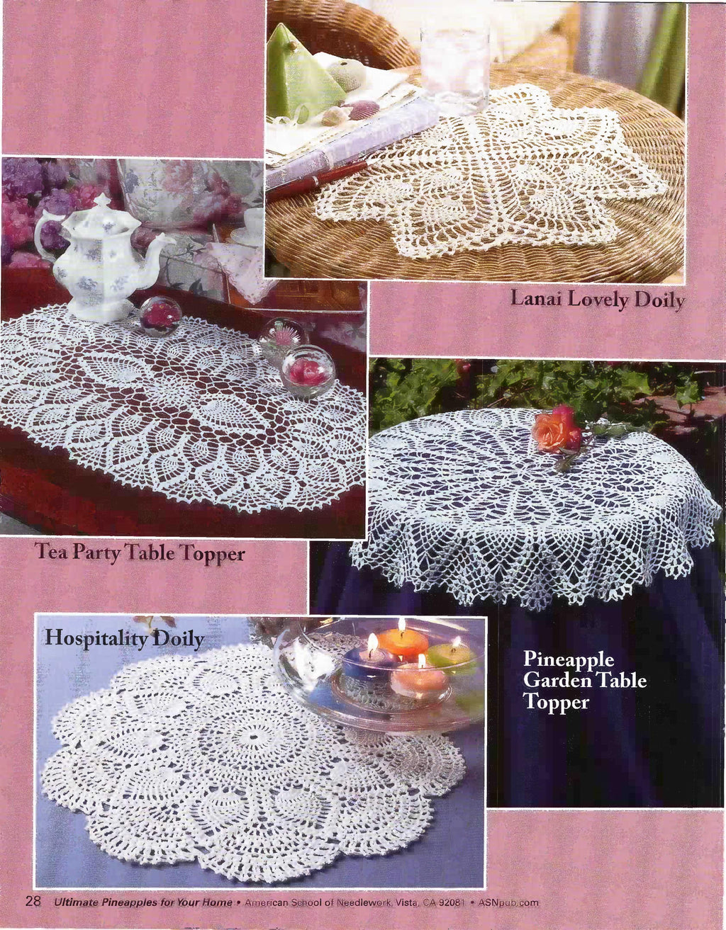 Ultimate Pineapples for Your Home (circa 2008) - American School of Needlework #1353