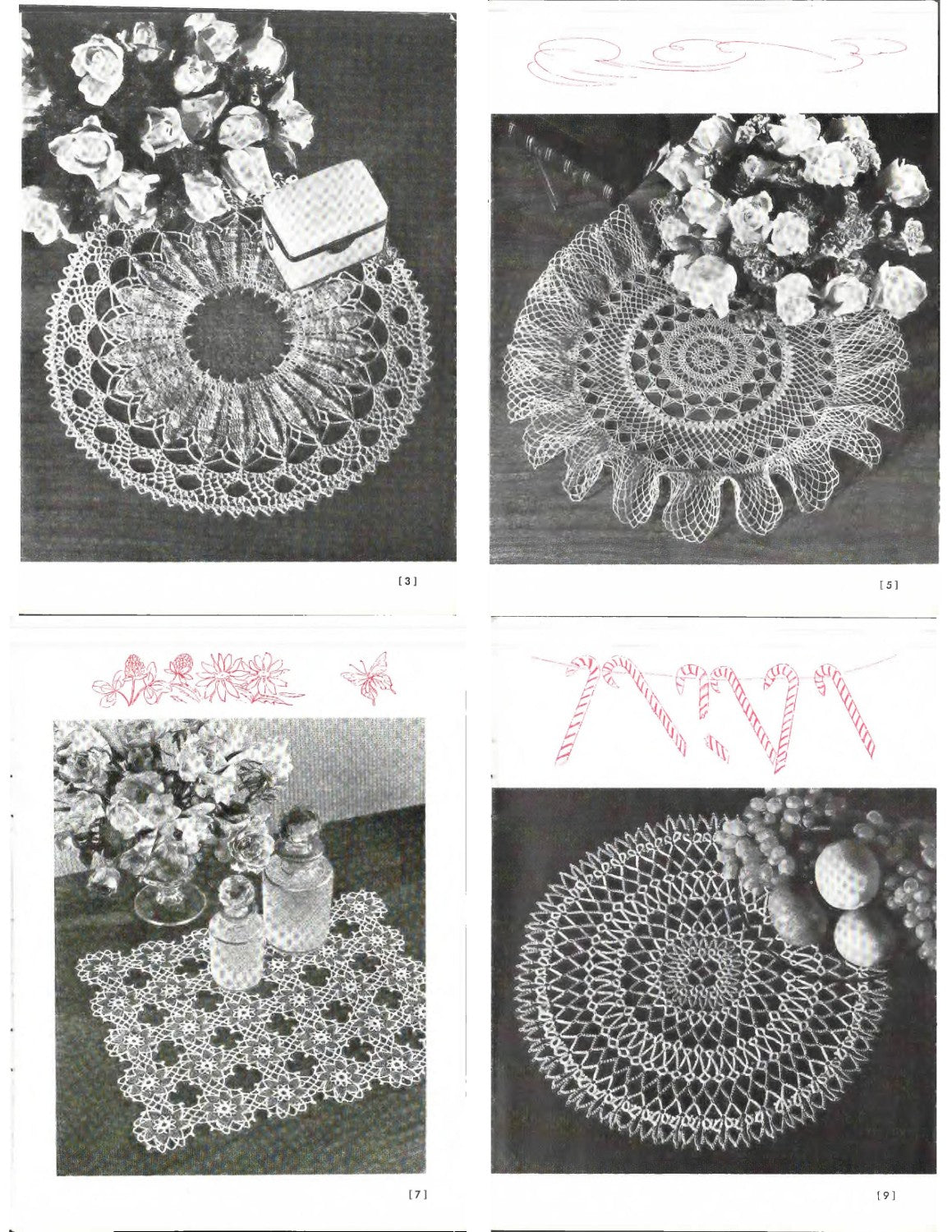 Coats & Clark’s Book No. 136 – Doilies by Priscilla (Copyright 1962; Fourth Edition 1964)