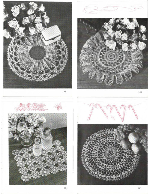 Coats & Clark’s Book No. 136 – Doilies by Priscilla (Copyright 1962; Fourth Edition 1964)