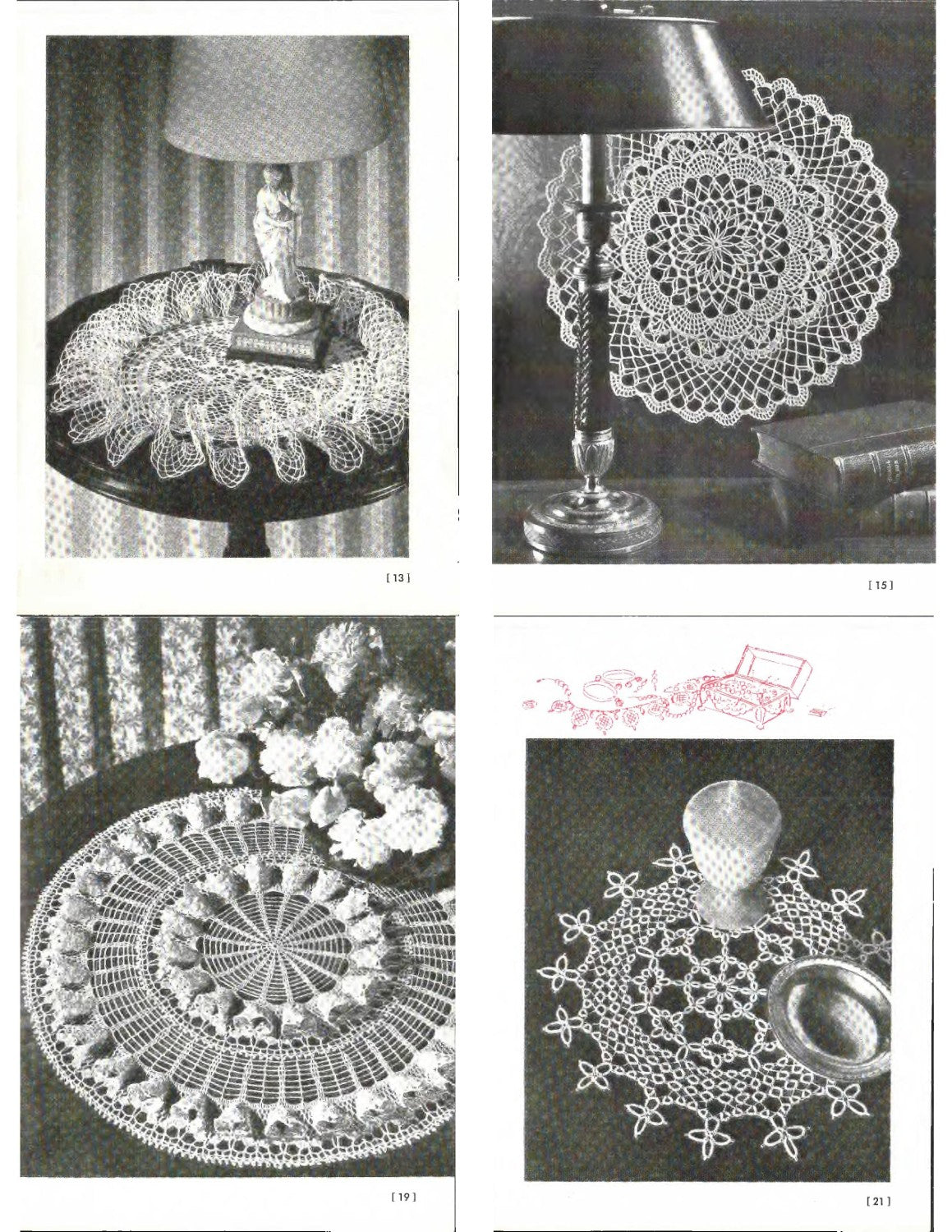 Coats & Clark’s Book No. 136 – Doilies by Priscilla (Copyright 1962; Fourth Edition 1964)