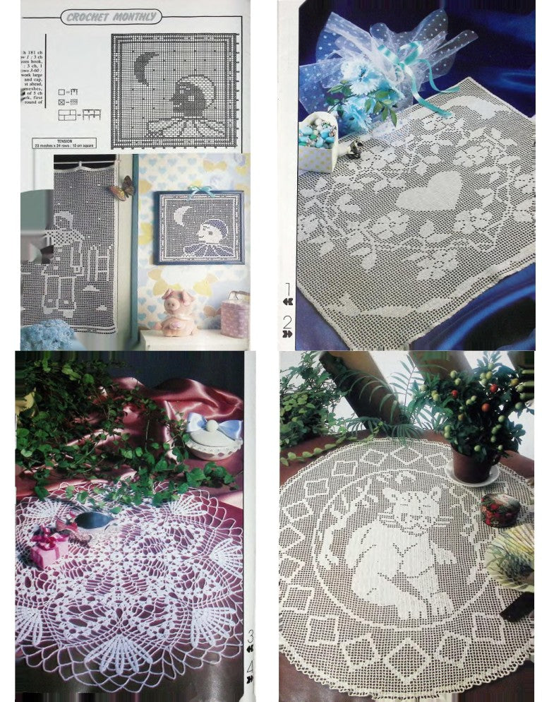 Crochet Monthly Number 136 — Les Éditions de Saxe, 1990