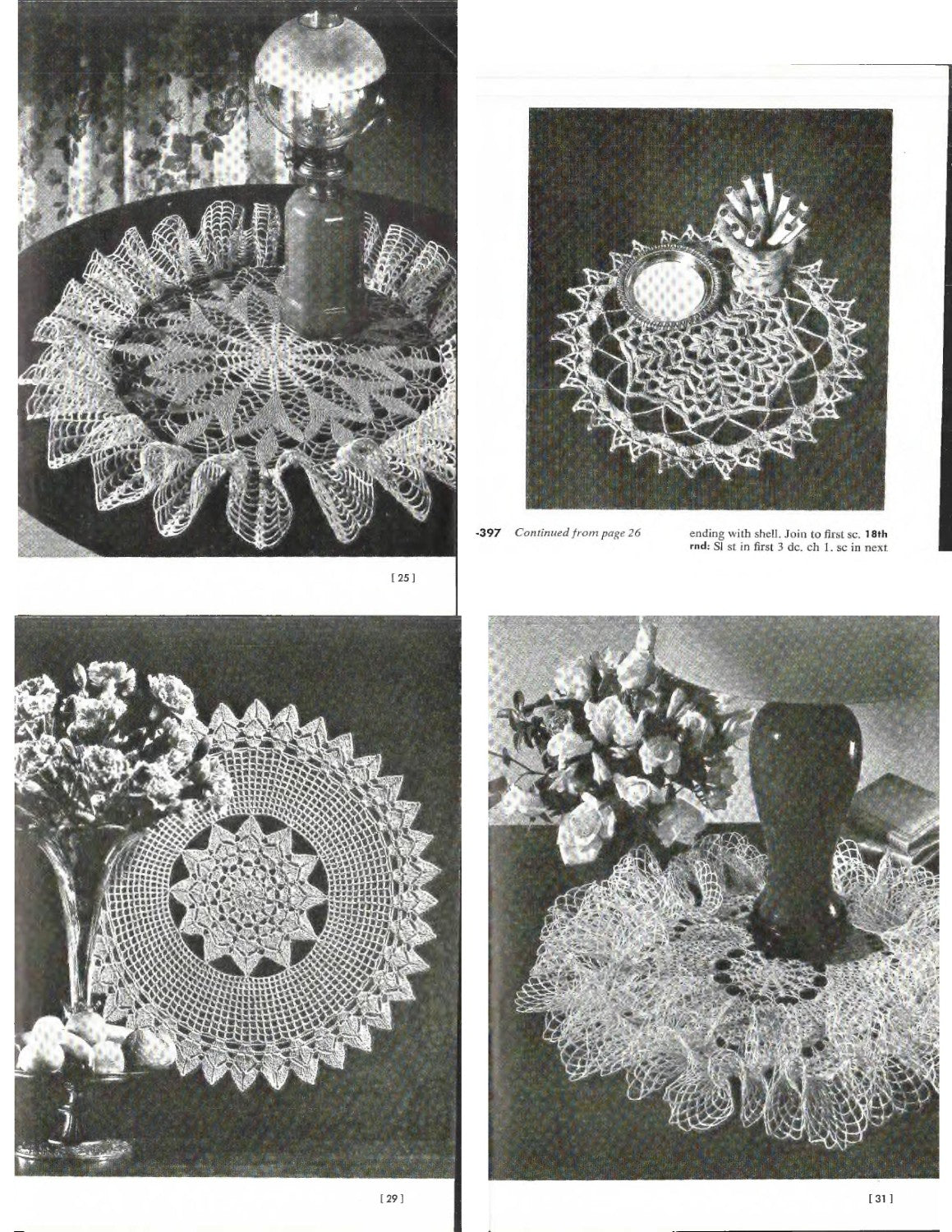 Coats & Clark’s Book No. 136 – Doilies by Priscilla (Copyright 1962; Fourth Edition 1964)