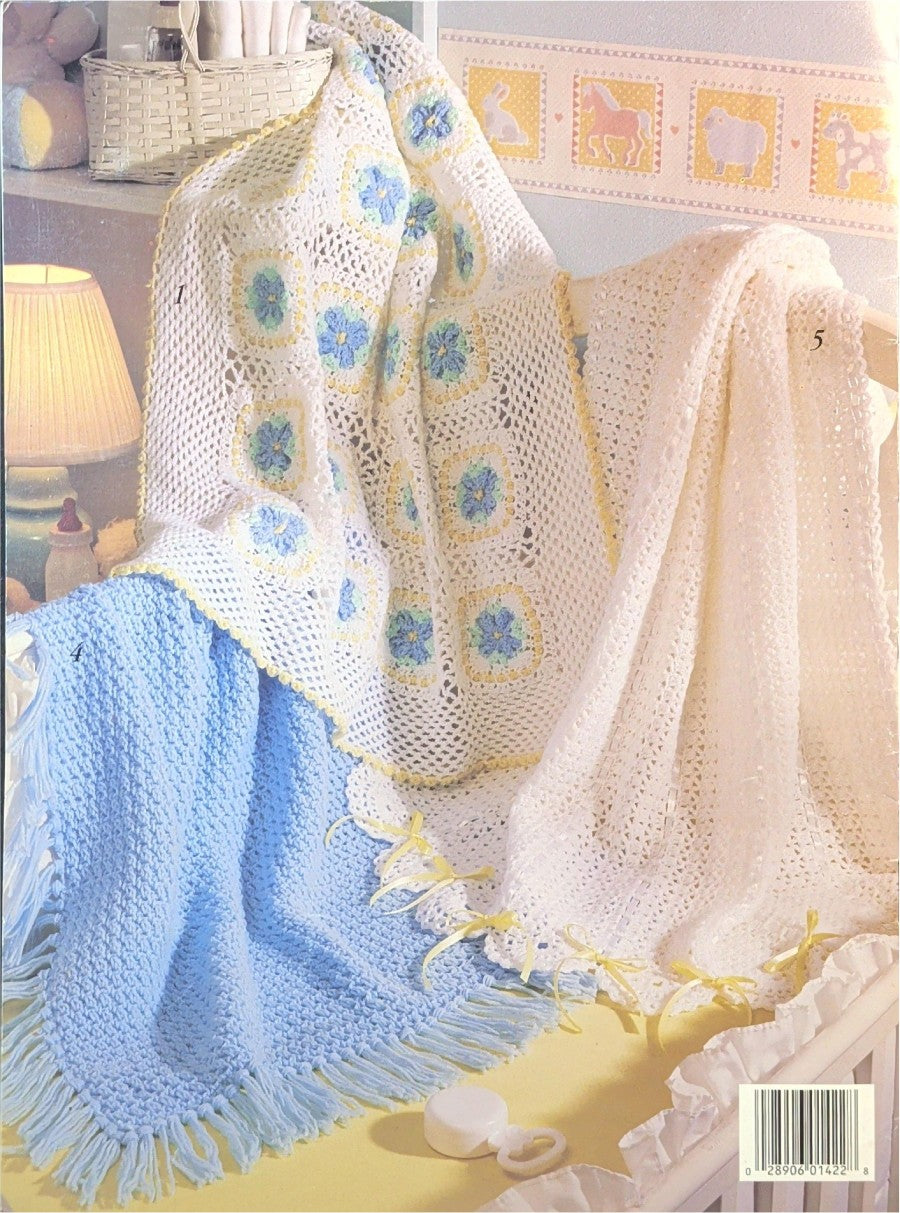 Rock-A-Bye Wraps To Crochet — Leisure Arts 1422, 1992