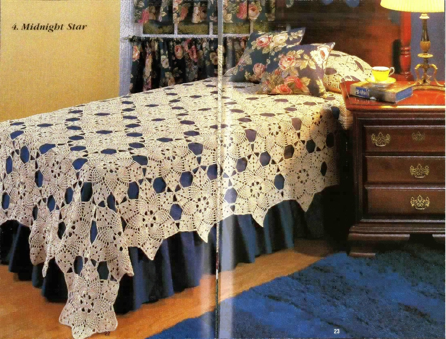 Bedspreads in Speed-Cro-Sheen to Crochet and Knit, J. & P. Coats Book 1424, 1998