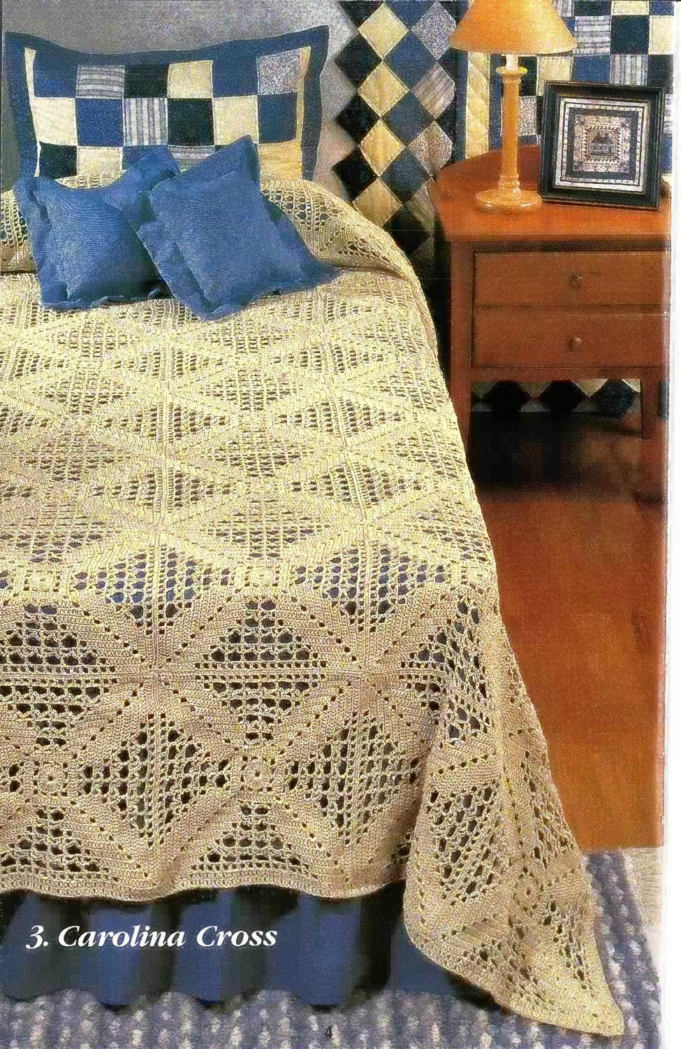Bedspreads in Speed-Cro-Sheen to Crochet and Knit, J. & P. Coats Book 1424, 1998