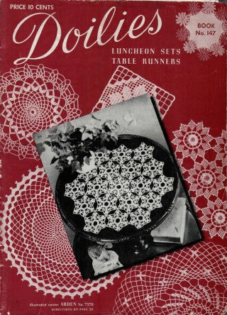 Doilies — Book No. 147 (Luncheon Sets, Table Runners), 1940 (Sixth Edition)