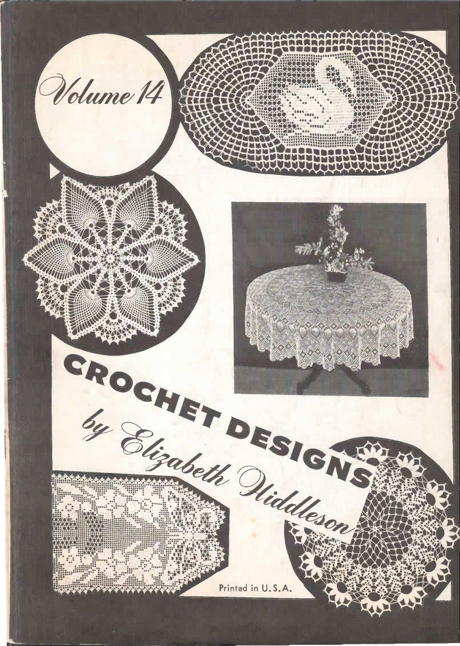 Crochet Designs by Elizabeth Hiddleson, Volume 14, 1979
