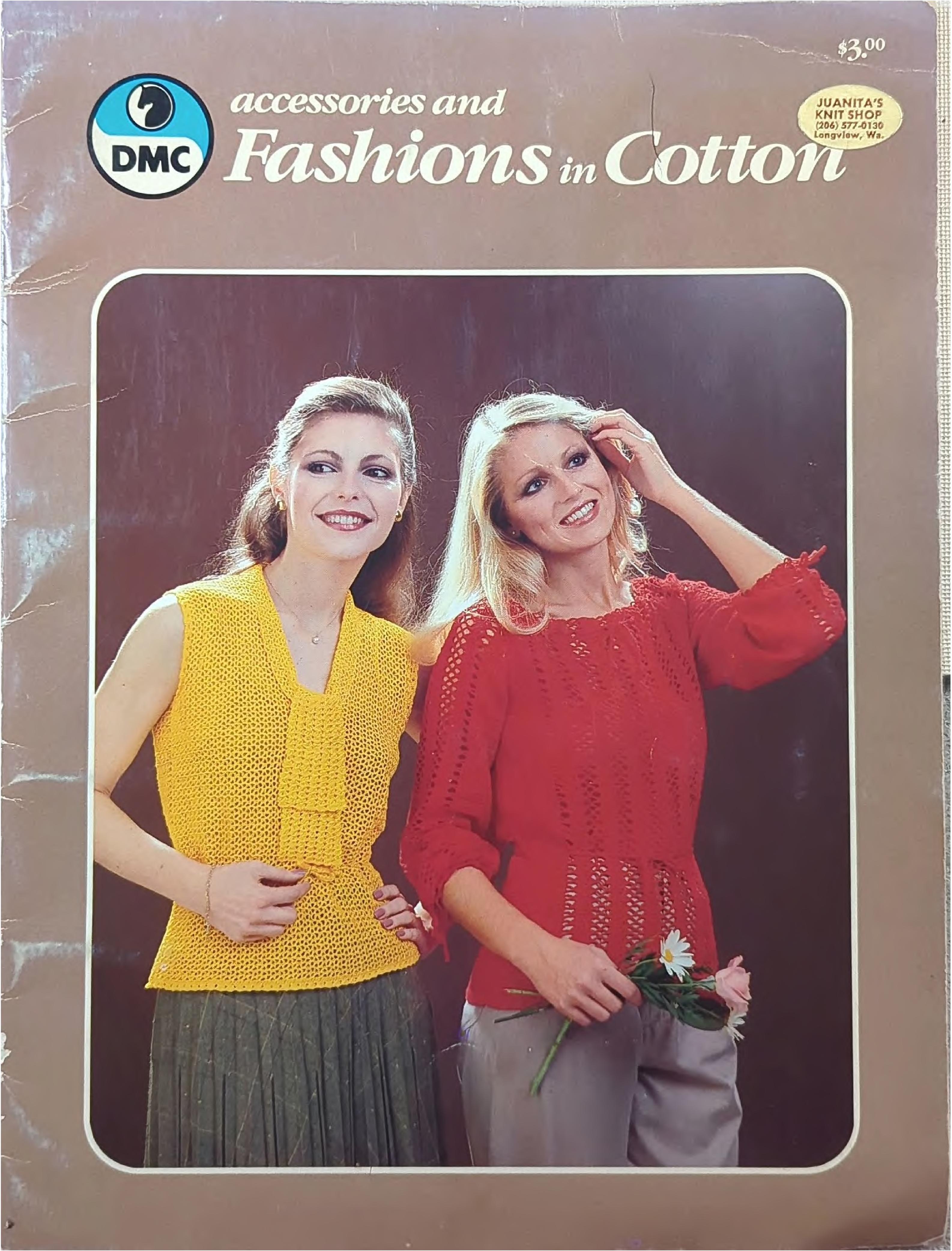 Accessories and Fashions in Cotton (DMC Ref. 15211), 1980