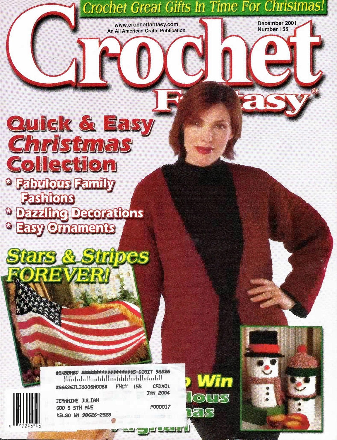 Crochet Fantasy No. 155 (December 2001)