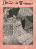 Doilies to Treasure — Lily Book 1600 (vintage, circa 1940s–1950s)