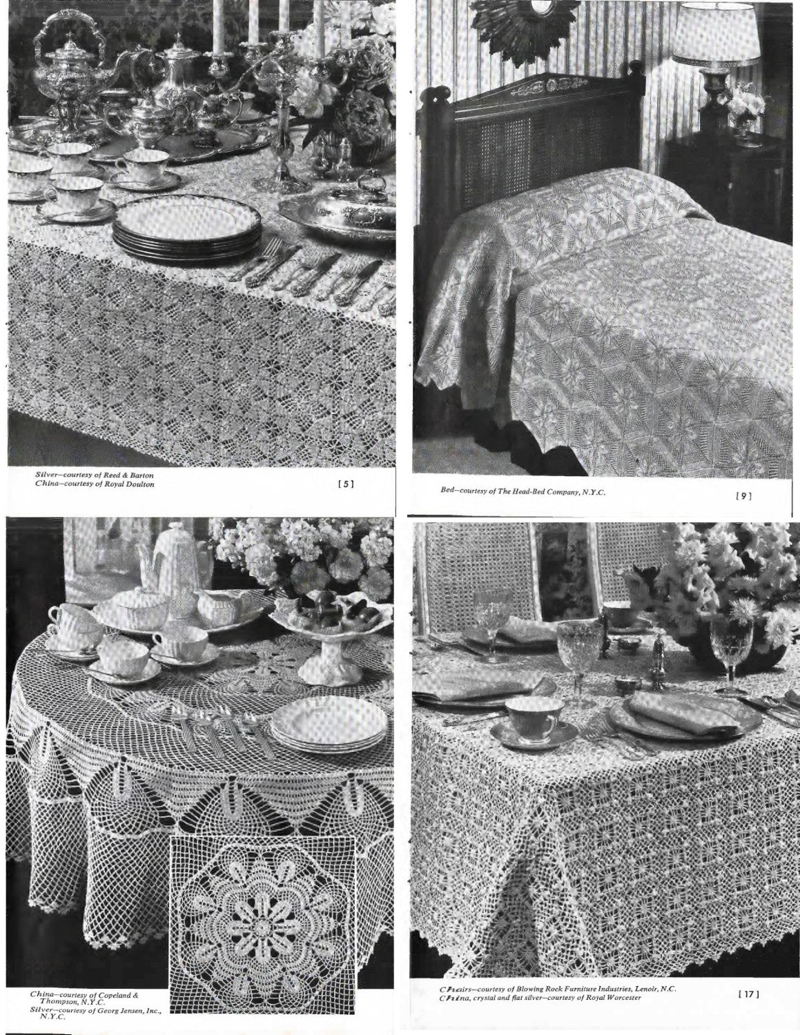 Coats & Clark’s Priscilla Tablecloths & Bedspreads – Book No. 164 (1965)