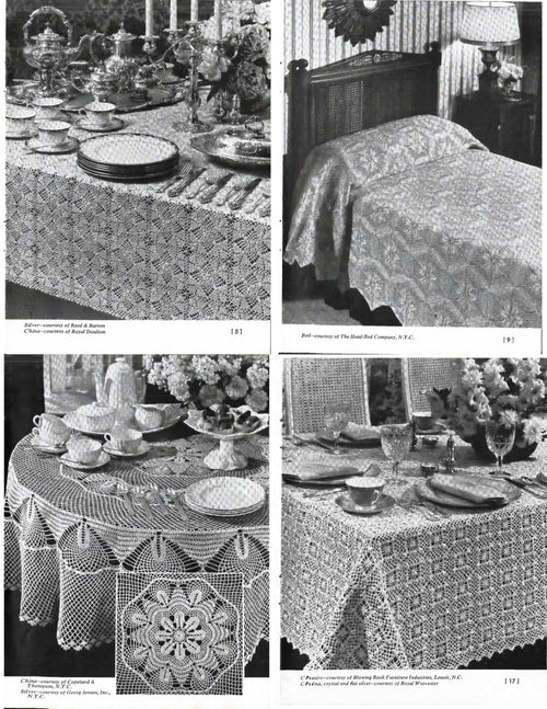 Coats & Clark’s Priscilla Tablecloths & Bedspreads – Book No. 164 (1965)