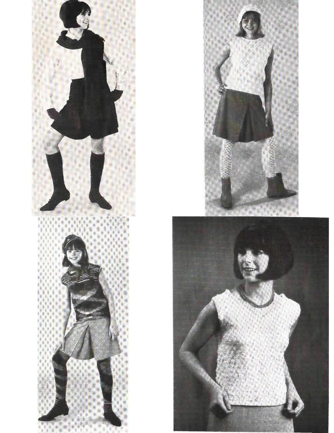 Coats & Clark’s Teen Fashion Sweaters & Accessories – Book 165 (1966)
