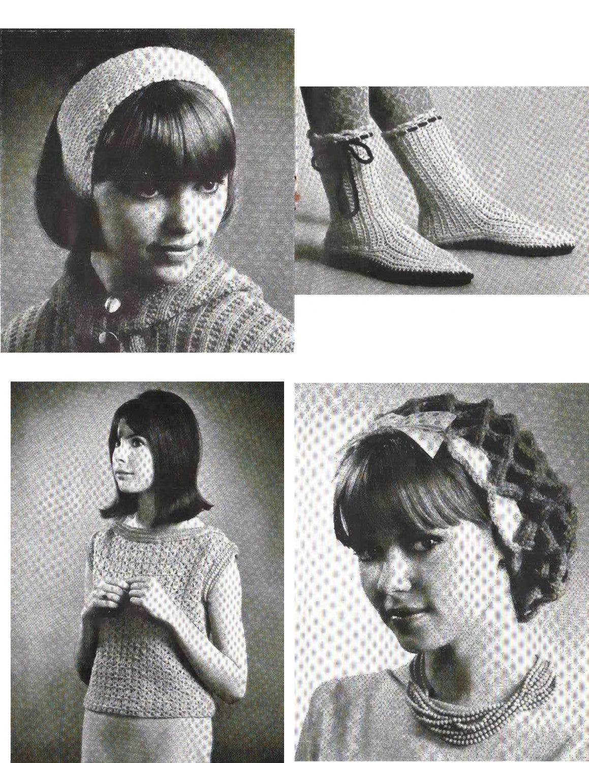 Coats & Clark’s Teen Fashion Sweaters & Accessories – Book 165 (1966)