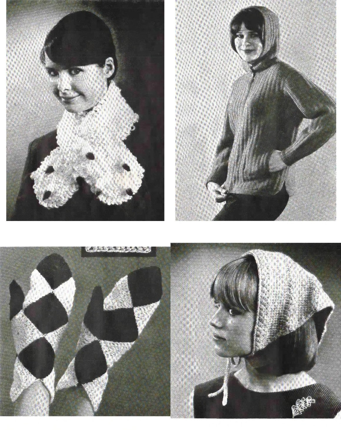 Coats & Clark’s Teen Fashion Sweaters & Accessories – Book 165 (1966)