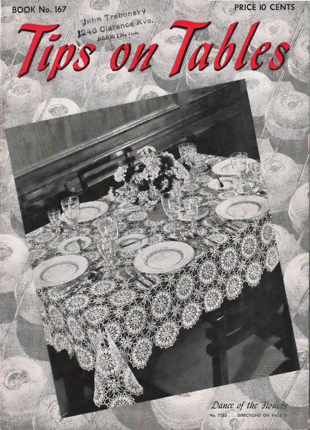Tips on Tables, Book No. 167, circa 1941