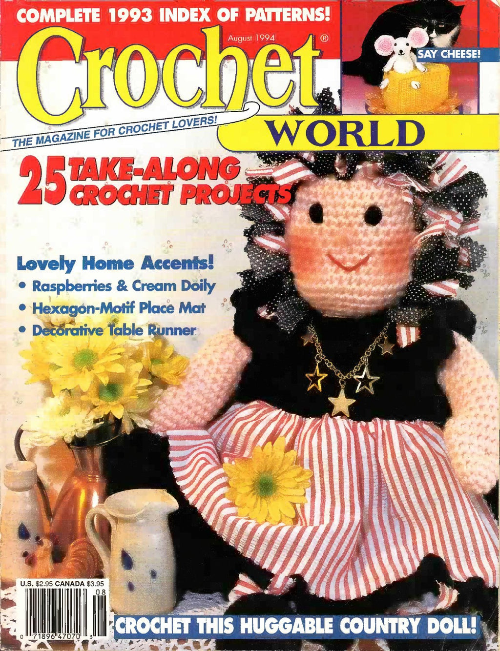 Crochet World August 1994 (Volume 17 Number 4)