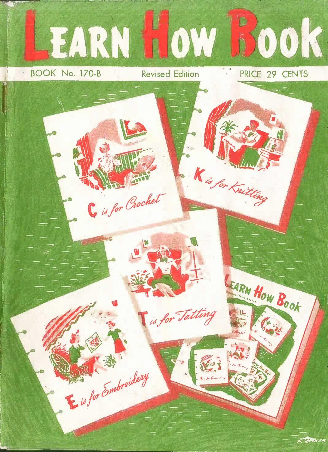 Coats & Clark Learn How Book – Book No. 170-B, Revised Edition (1959)