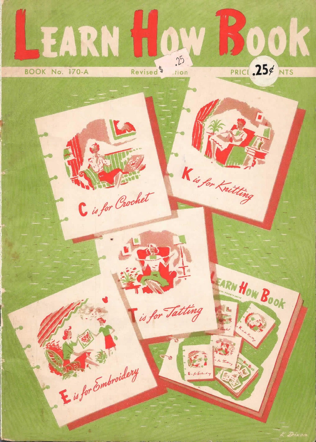 Coats & Clark’s Learn How Book, Book No. 170-A, Revised Edition, 1952
