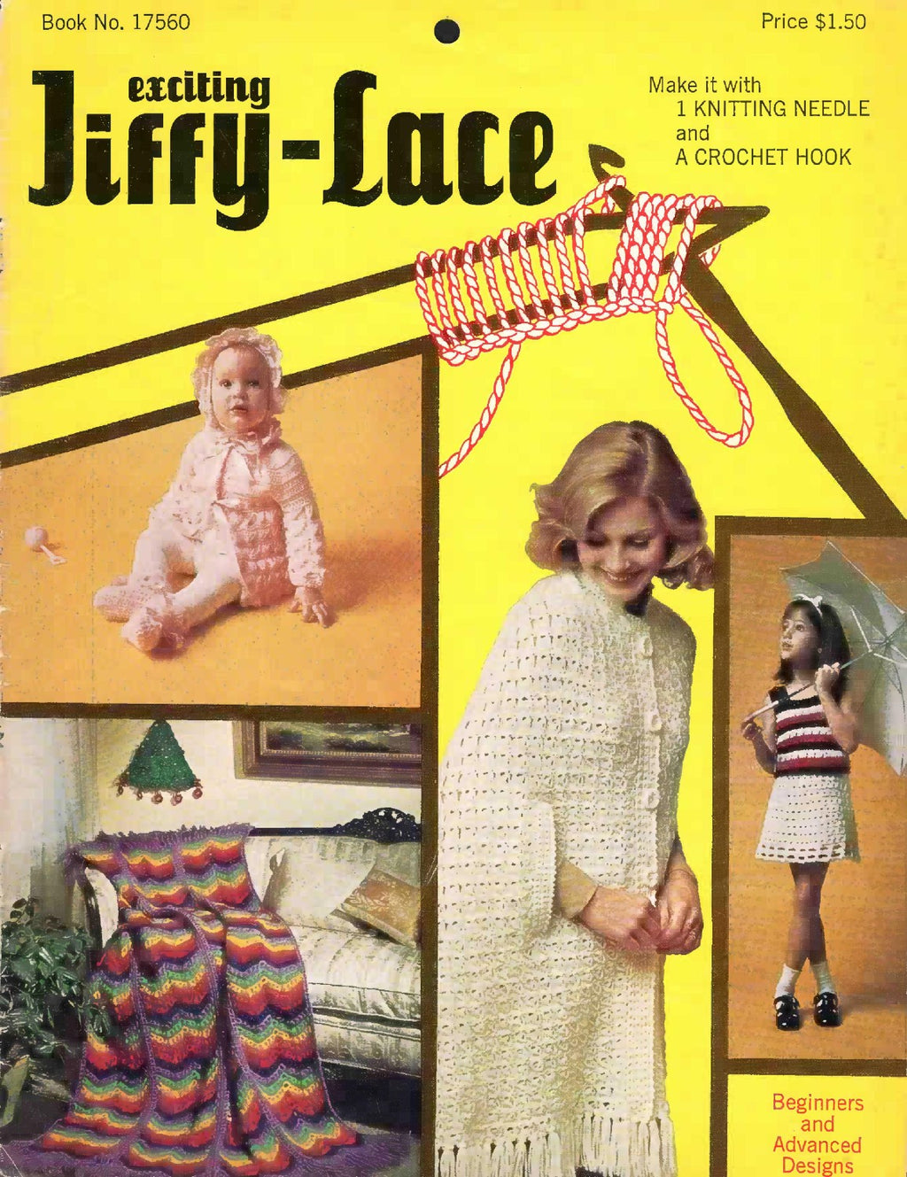 Exciting Jiffy-Lace, circa early 1970s (Book No. 17560)