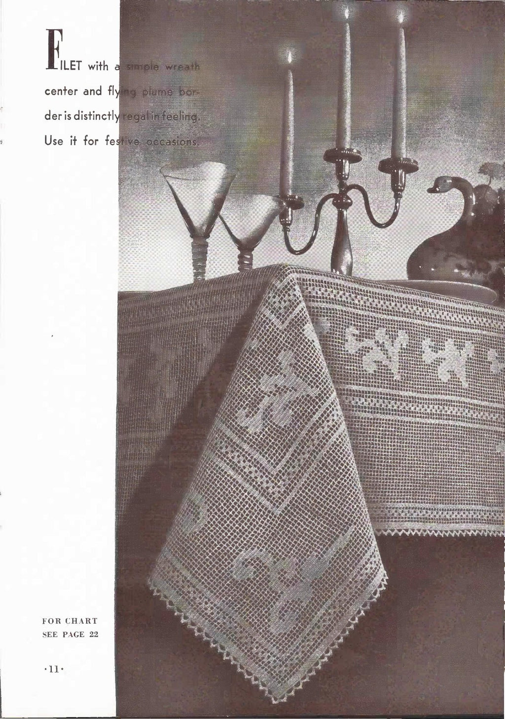 Crocheted Tablecloths and Luncheon Sets, Book No. 179, 1942