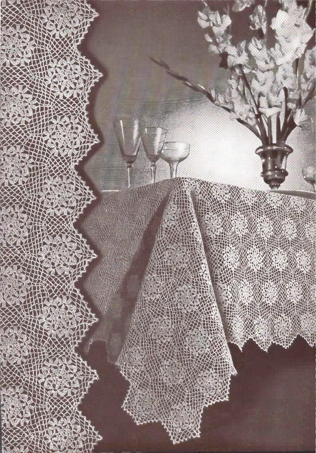 Crocheted Tablecloths and Luncheon Sets, Book No. 179, 1942