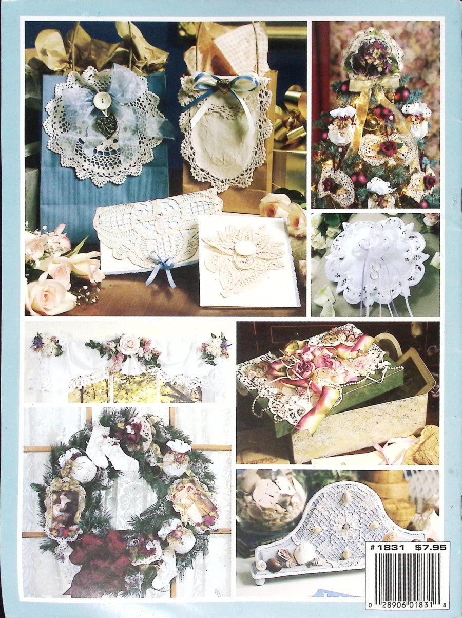 99 Ideas for Doily Crafts — Leisure Arts #1831, 1998