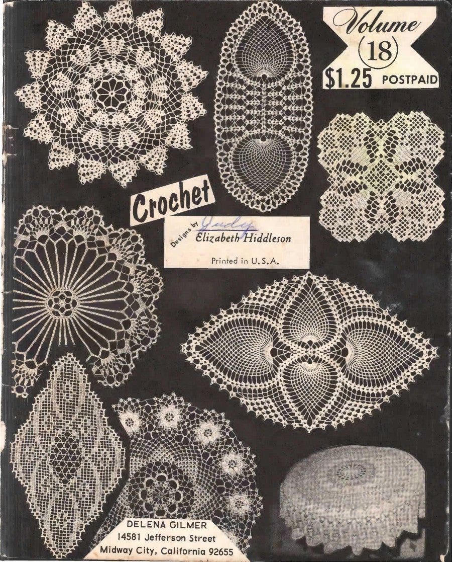 Crochet Originals by Elizabeth Hiddleson, Volume 18, 1969