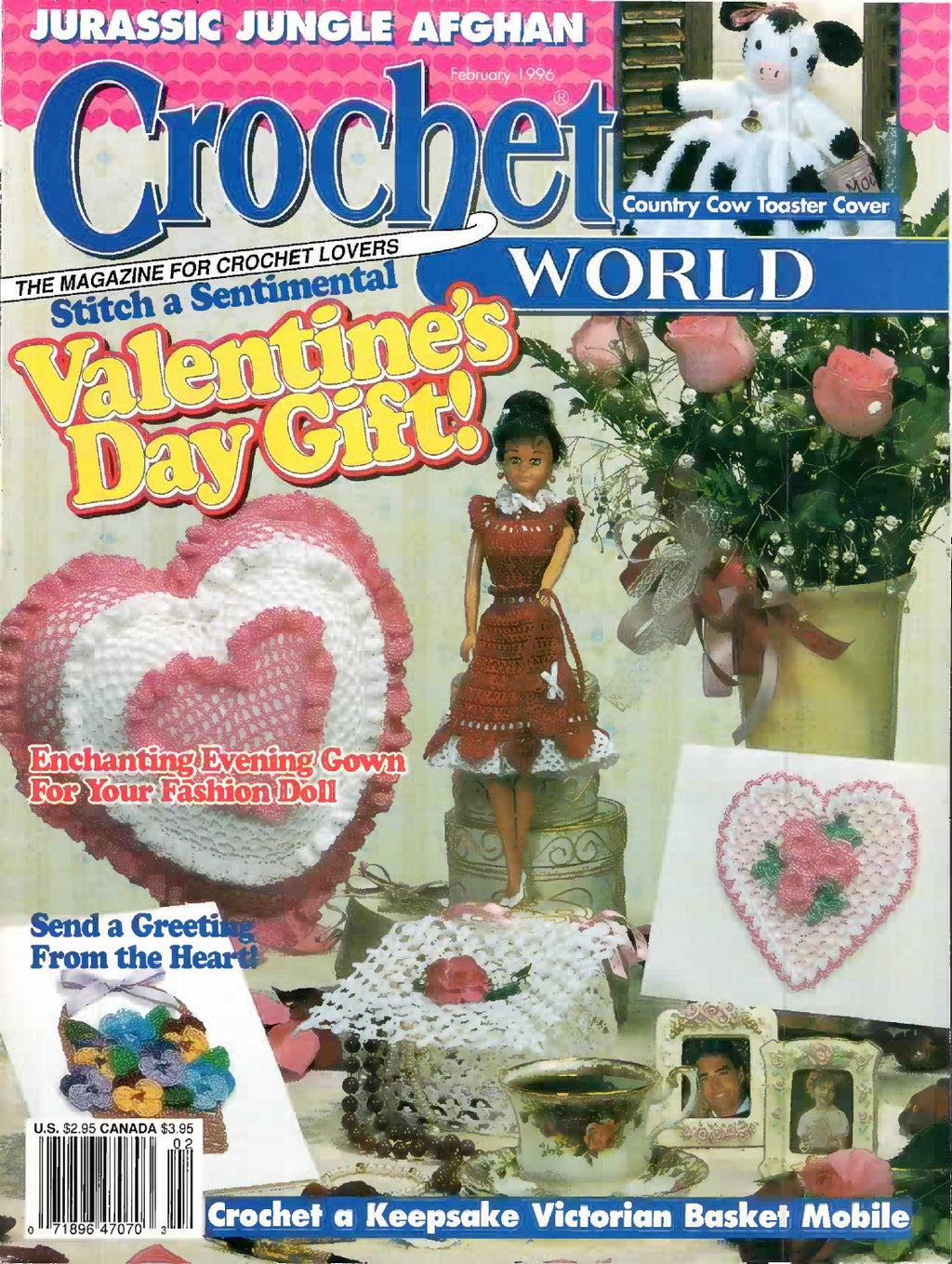 Crochet World February 1996 (Volume 19 Number 1)