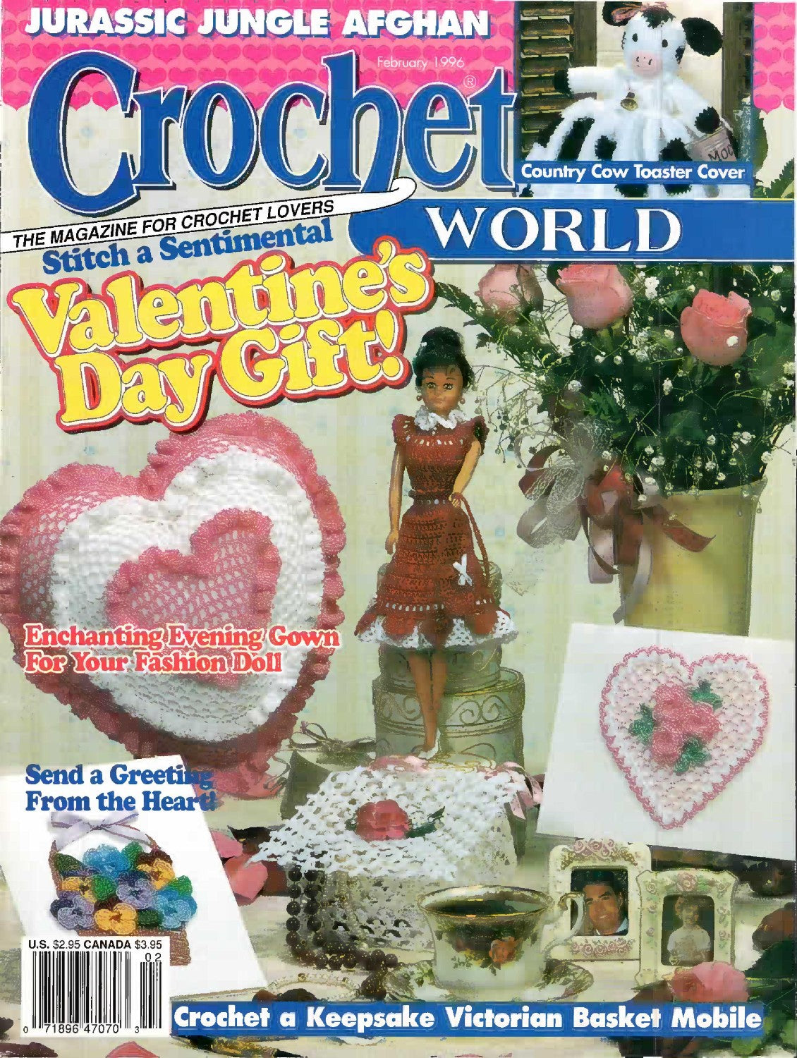 Crochet World February 1996 (Volume 19 Number 1)
