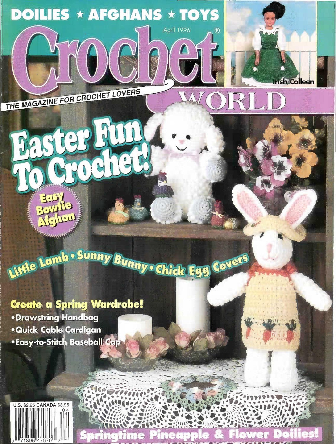 Crochet World April 1996 (Volume 19 Number 2)