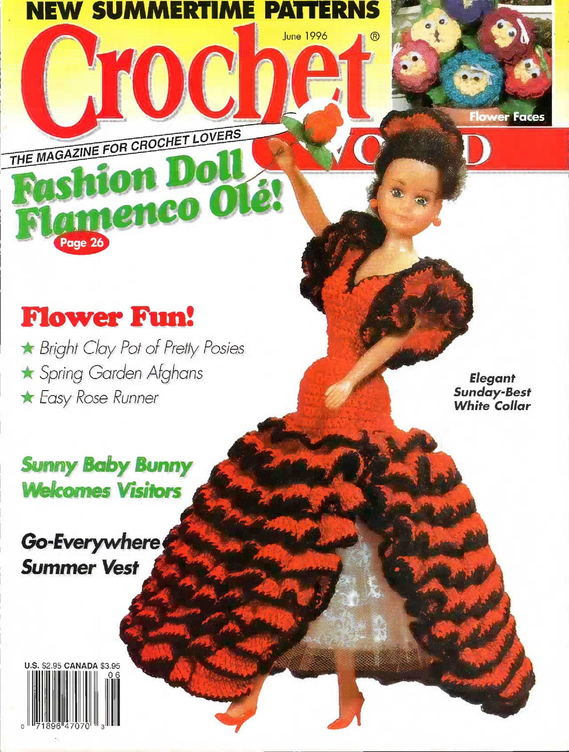 Crochet World June 1996 (Volume 19 Number 3)