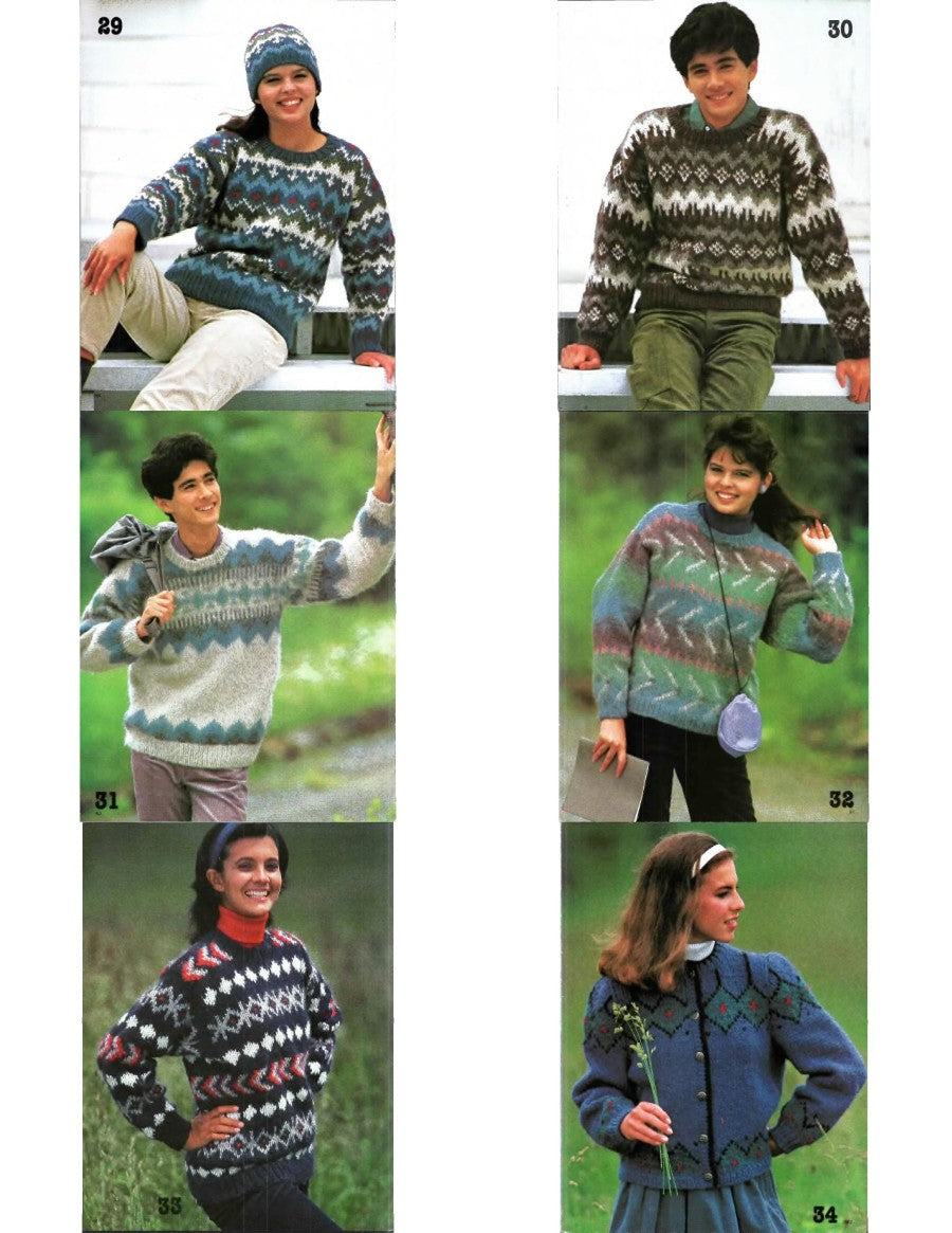 Magic Knitting (Autumn 1985) Icelandic Jacquards – Traditional Designs and New Colors