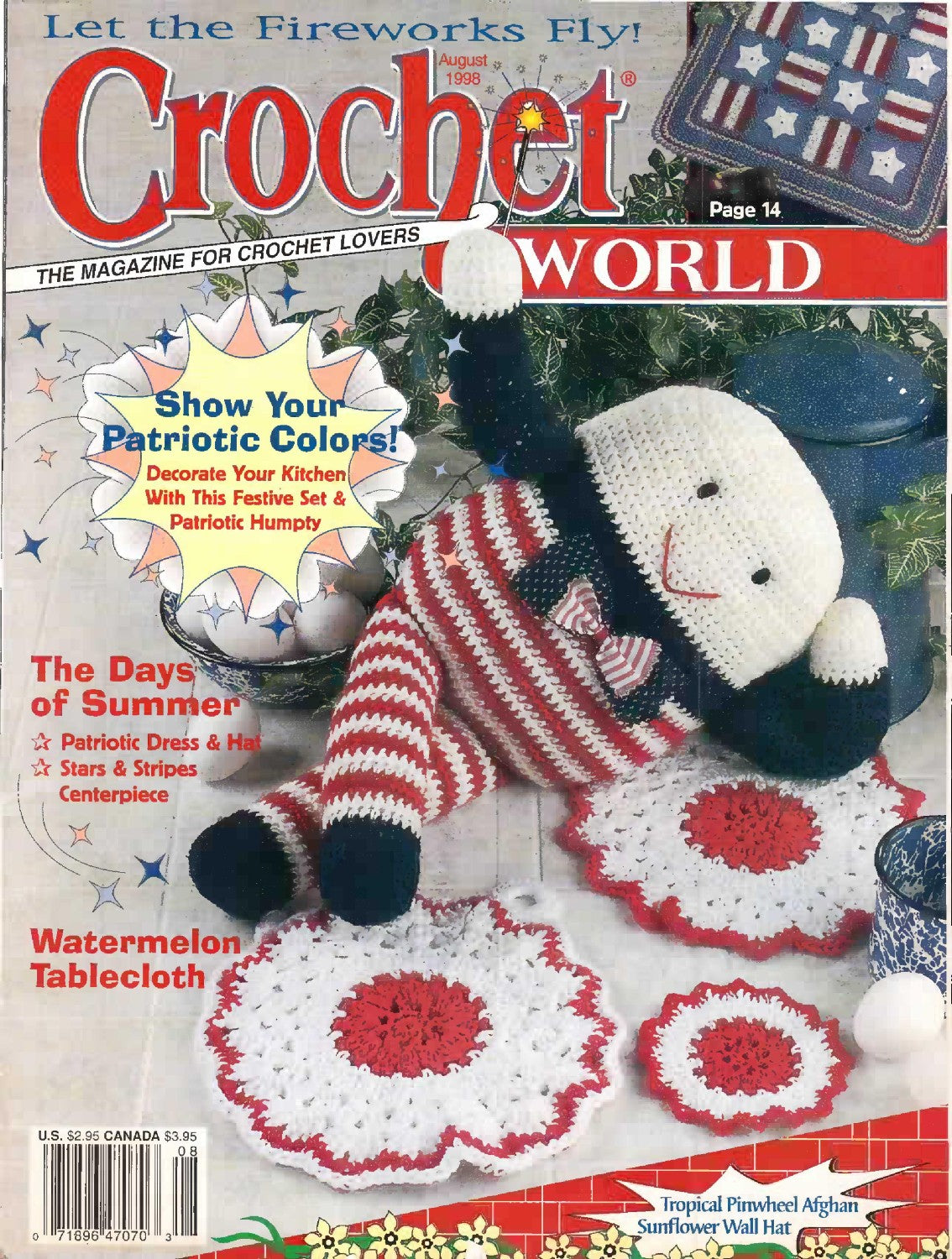 Crochet World August 1998 (Volume 20 Number 4)