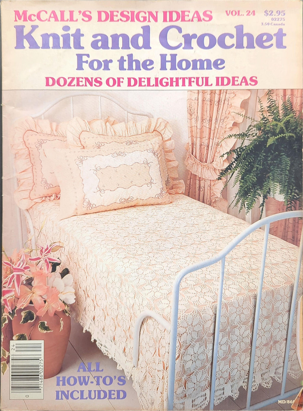 McCall's Design Ideas Knit and Crochet For the Home Vol. 24 (1986)