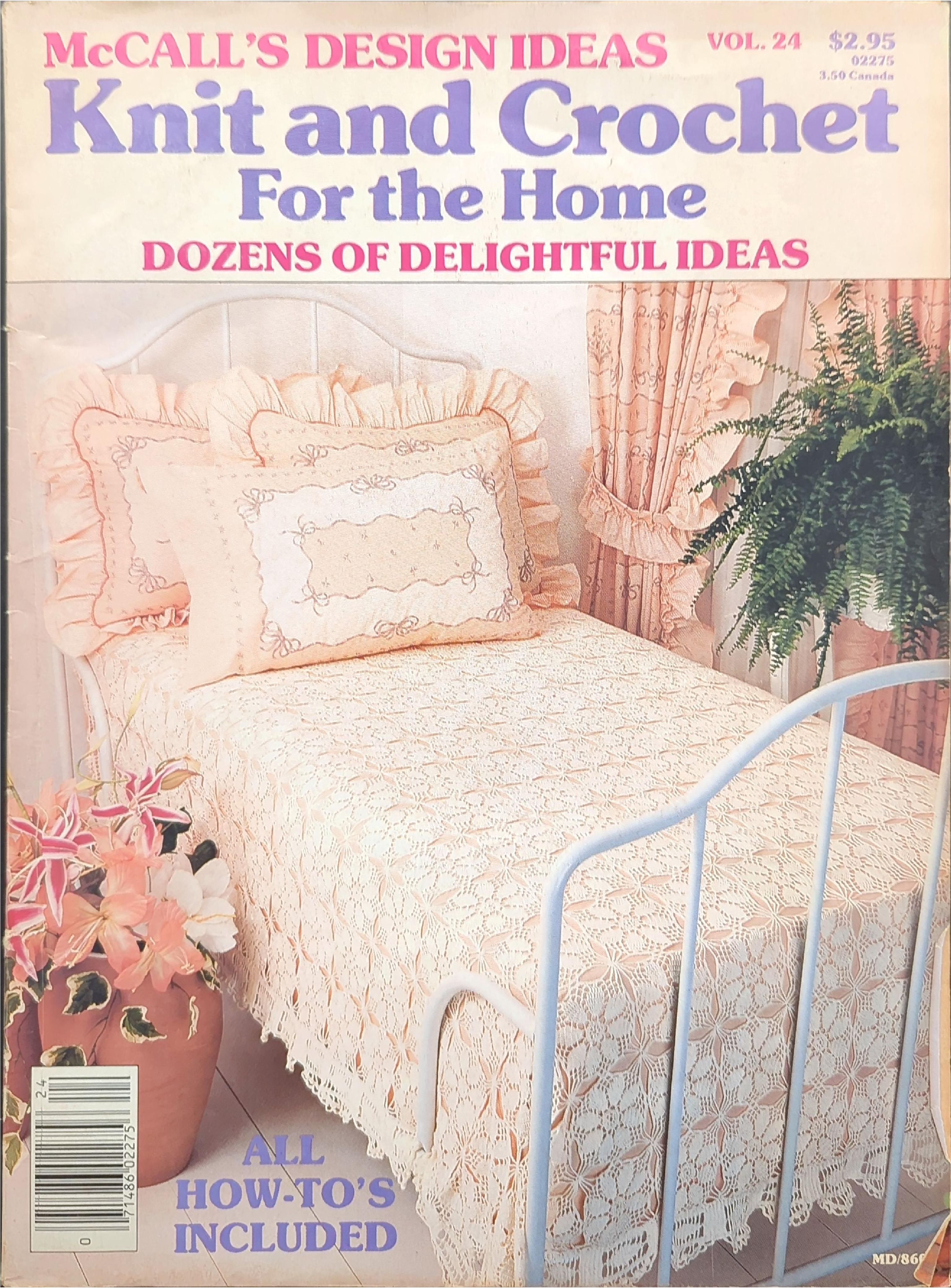 McCall's Design Ideas Knit and Crochet For the Home Vol. 24 (1986)