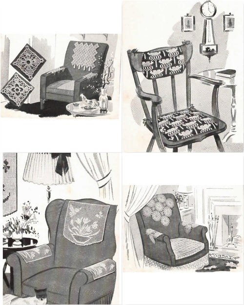 Chair Sets to Crochet, Book No. 143, circa 1940