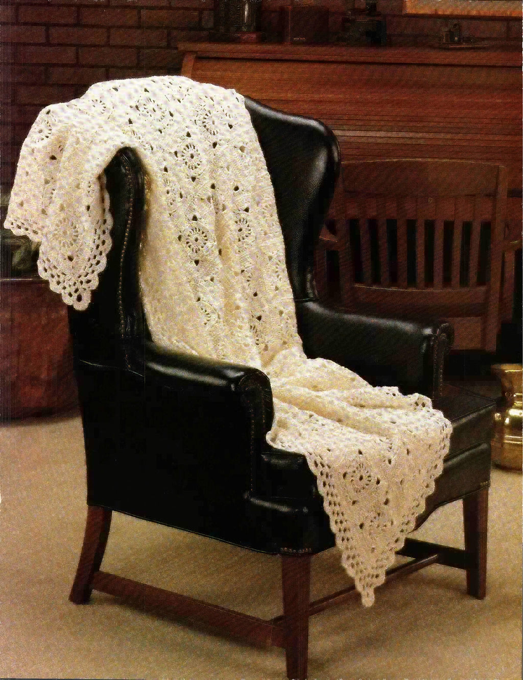 Afghan Patterns by Herrschners, Supplement to Crochet Patterns, circa 1989