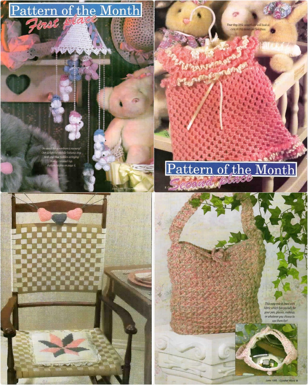 Crochet World June 1995 (Volume 18 Number 3)