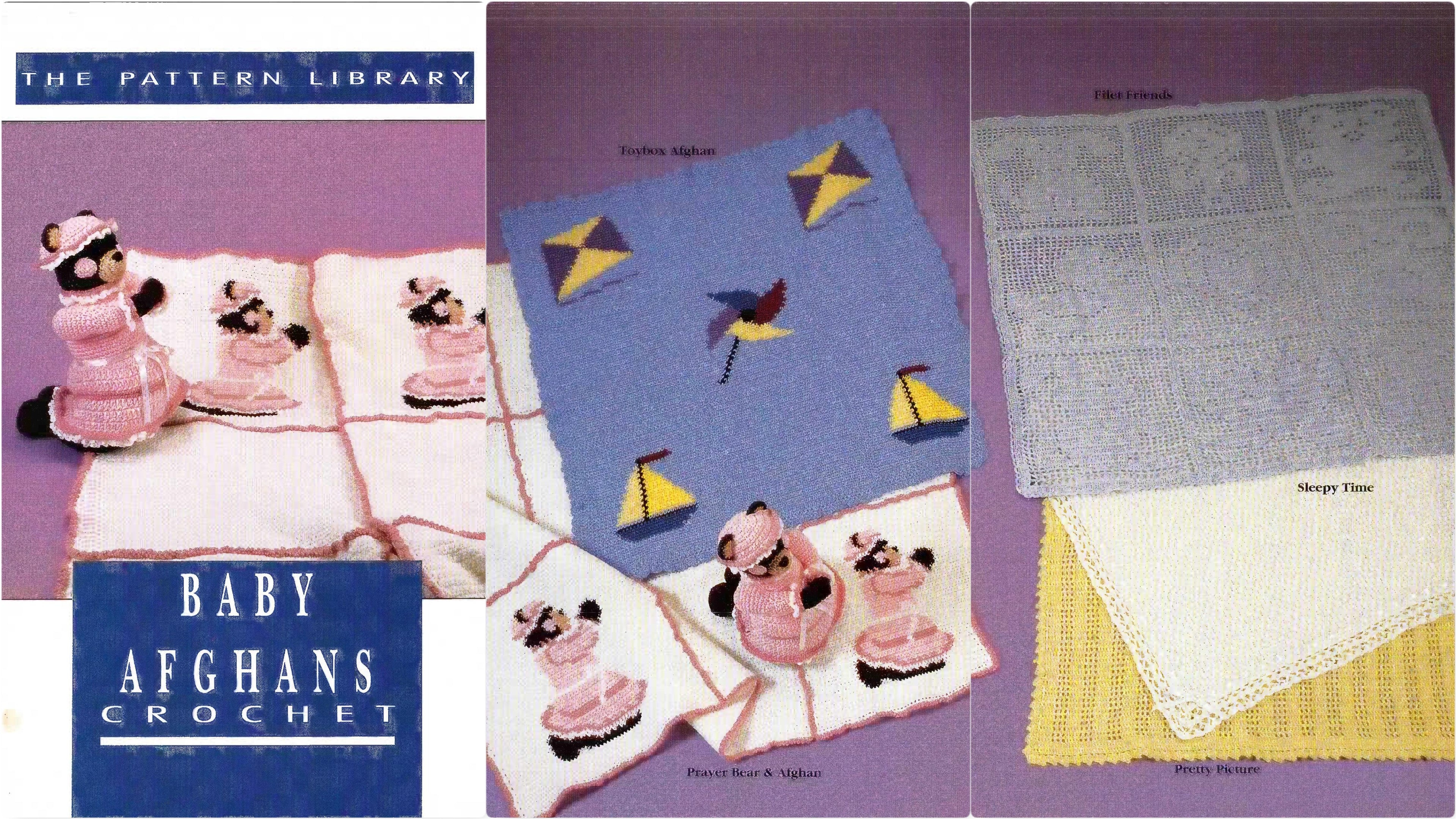 Herrschners The Pattern Library – Set of 3 Crochet Booklets