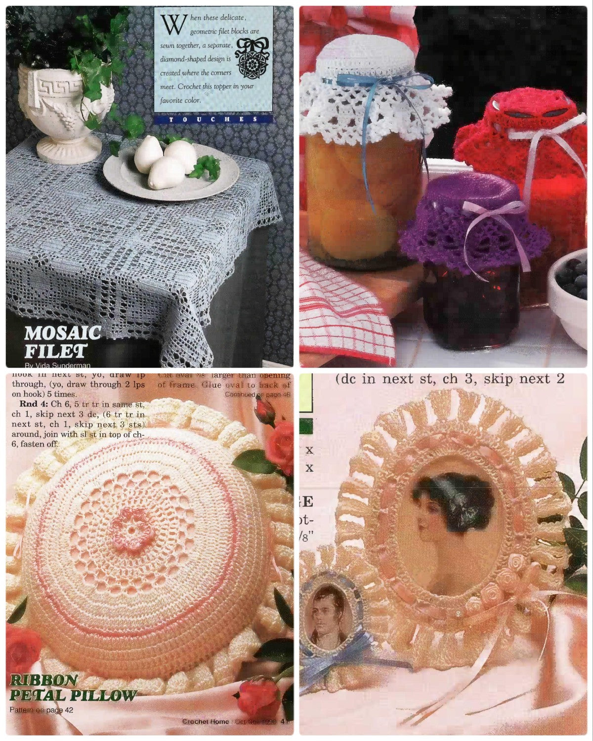 Crochet Home Magazine, Number 19, October/November 1990