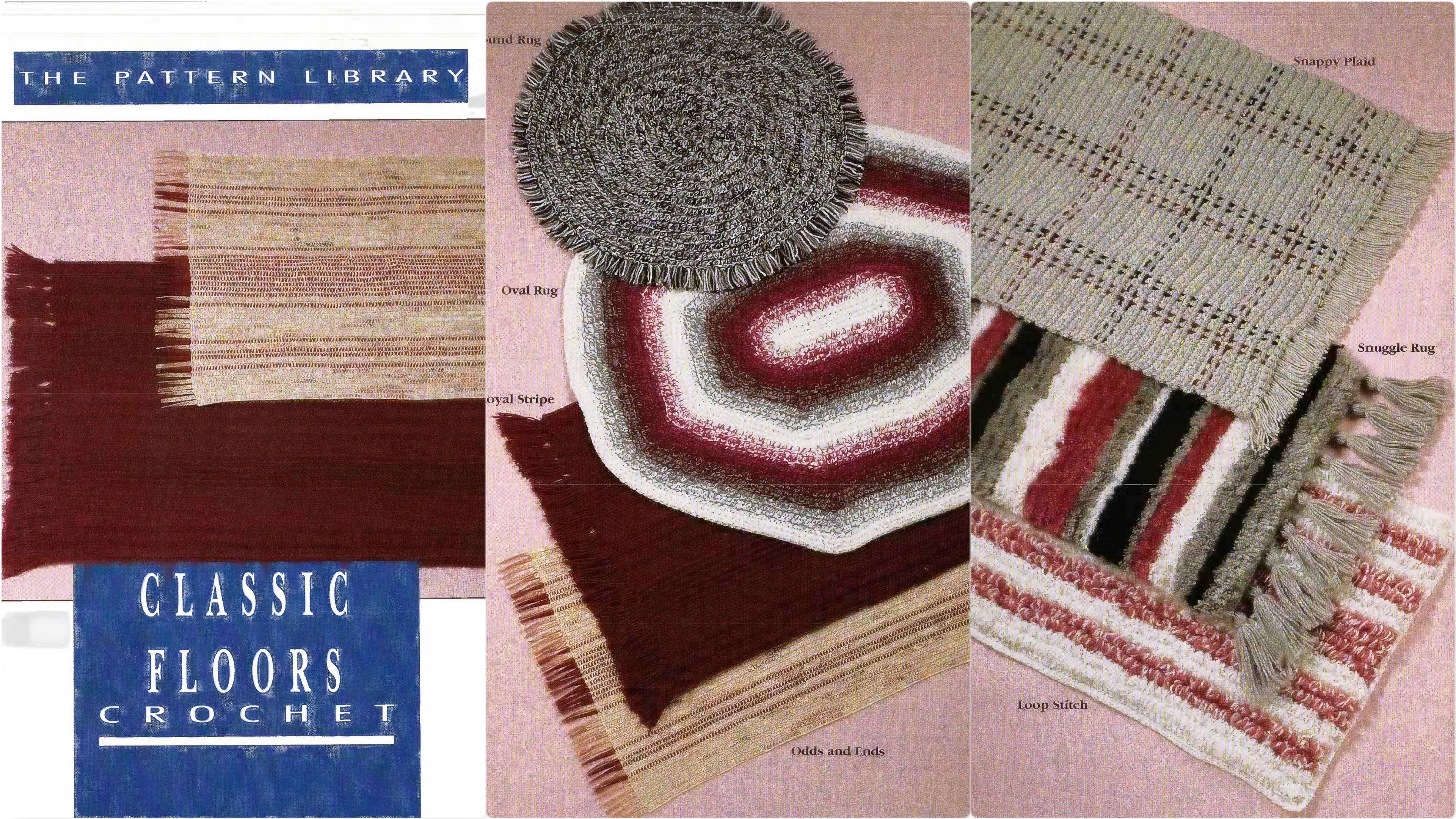 Herrschners The Pattern Library – Set of 3 Crochet Booklets