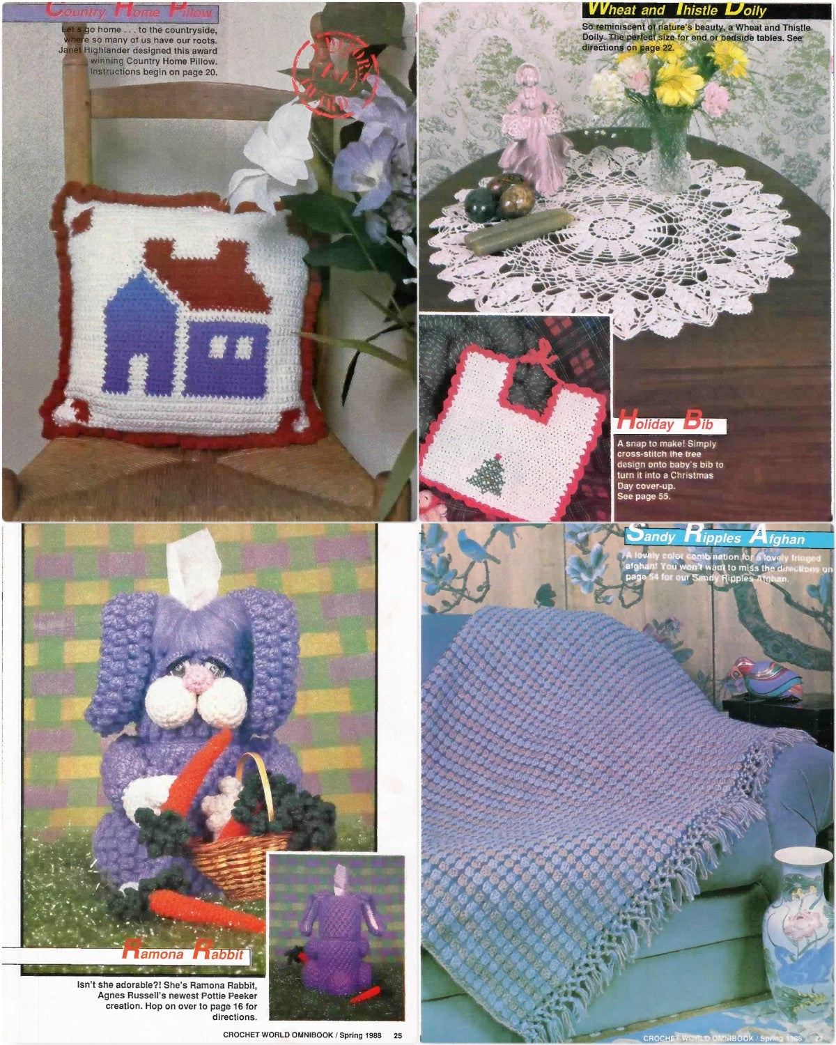 Crochet World Omnibook, Spring 1988 (Volume 9, Number 4)