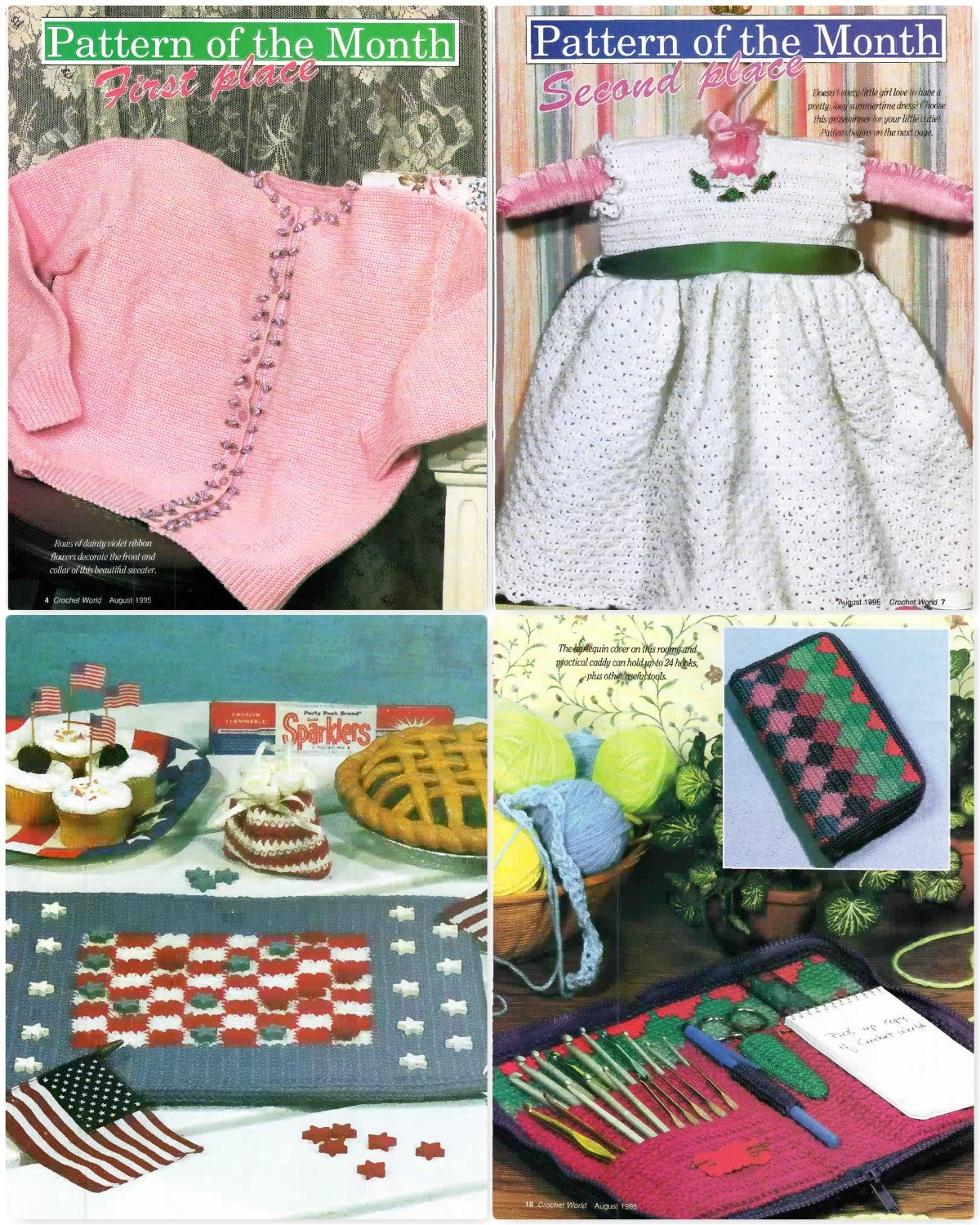 Crochet World August 1995 (Volume 18 Number 4)